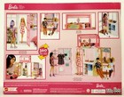 Barbie Fold   Store Dollhouse Set With Furniture  4 Play Areas   Puppy Accessory