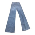Free People High Rise Skinny Jeans Women s Sz 24 Blue Denim Jeans Flare Bottom