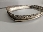 Vintage Oblong Vanity Dresser Mirror Tray 13  Goldtone Metal Filigree Ornate