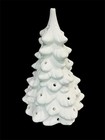 Ready To Paint Christmas Tree 10  Ceramic Bisque With Fake Lights Holiday Decor