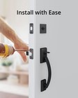 Eufy Security Door Knobs Lever Handle Easy Installation Matte Black