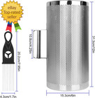 12  X 6  Stainless Steel Guiro Instrument Latin Percussion Metal Guiro Shaker
