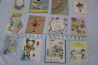 Vintage 1930s 1940s Greeting Cards Lot Birthday Easter Get Well Hallmark Usa