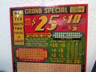 Grand Special  713 Vintage Punch Board Trade Stimulator Punchboard Gambling Game