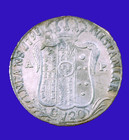 1798 Naples   Sicily Silver 120 Grana  scudo    Km-215   Choice Extremely Fine