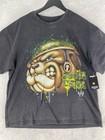 John Cena Shirt Adult Large Washed Black Bulldog Boxy Graphic Wwe New  40
