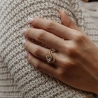 Igi 2 70 Ct Pear Cut F vs2 Lab Grown Diamond Engagement Ring Set 14k Yellow Gold
