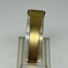 Vintage Seiko Quartz Tank Watch Womens Gold Tone Case Bracelet New Battery