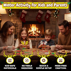 Reindeer Christmas Ornament Craft For Kids  12 Pack  Updated Edition - Foam Bulk