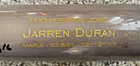 Jarren Duran 2021 Game Used Bat Boston Red Sox Signed - Rookie Season - Team Coa