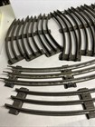 Vintage  O27 Scale Train Track Lot Of 15 Curve  3-rail Metal Used Lionel Ny