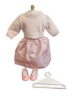 American Girl Of Today Petal Pink Outfit   Jly Embroidered Party Dress Lot Vguc