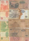 Angola    lot Of 7  Old Issue  Banknotes With Faults damage  A1