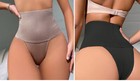 Women Tummy Control Thong Shapewear Seamless Thong Panties Body Shaper Underwear