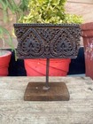 Vintage Old Wooden Hand Carved Sanganeri Print Design Printing Block Home Decor