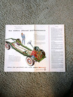 1953 Mercury Full Line  Color Fold Out Brochure Original