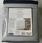 Hotel Style Grey Queen Sheet Set 800 Thread Count White Deep Fitted Oeko-tex