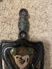 Antique Victorian Cast Iron Sad Iron Trivet With Hearts