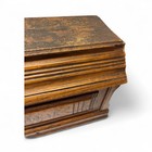 Antique Oak Sewing Machine Cover   new Ideal  Rustic Farmhouse Decor