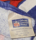 Vtg New York Giants Beach Towel Rare Old 70s 80s Facemask Helmet Nfl Football