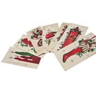 Vintage Mid Century Holiday Christmas Cards X-mas Mcm 50s 60s Textured Snow J