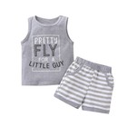 Summer Toddler Baby Kids Boys Tops T-shirt Shorts Pants Outfits Set Clothes