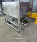 Portable Stainless Steel Hopper 48  X 48   Overall Height 52 