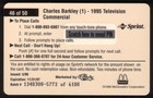  2  Mcdonald s 1996  Charles Barkley - 1995 Tv Adv   1   46 Of 50  Phone Card