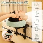 Massage Headrest For Bed  Adjustable Massage Face Cradle At Home