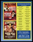 Andre Ward  Erik Morales   Marco Antonio Barrera Signed Primer Round Magazine