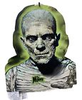Vintage Retro Halloween Set Of 3 Dracula Werewolf Mummy Glossy Paper Decoration
