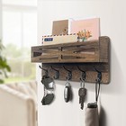 Key Holder For Wall Mail Organizer Wall Mount With Letter Holder Decorative F   