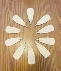 Vtg Christmas Wood Nativity Carousel 10 Windmill Replacement Fan Blades  4  Mint