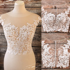 Wedding Dress Topper Jacket For Bride Lace White Ivory Top Accessories Custom