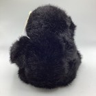 Vintage Russ Berrie Caress Soft Pets Plush Black Bear    blacky    W  Brown Paw Pads