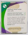 One Touch Verio Diabetic Blood Glucose Test Strips 30 Count New Exp  12 31 2025