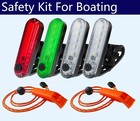 4pack Waterproof Battery Powered Marine Boat Navigation Lights For Boat Kayak