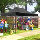 10x15 Pop Up Canopy Tent Heavy Duty Commercial Waterproof Gazebo With Sidewalls