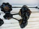 Antique Rustic Drawer Pulls Black Pumpkin Handles Cabinets Door Knob
