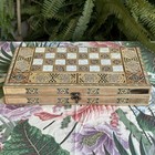 Backgammon Set And Chess Board From Lebanon Handmade With Mother Of Pearl Inlays