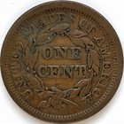 1853 Braided Hair Large Cent Fine Vg    Original Surfaces   Nice 