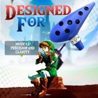 Songbird Ocarina Of Time Replica - Musical Instrument With Blue