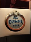 Vtg Rare 1970s Light Olympia Beer Lighted Sign Girl Waitress Holding Tray 15 5   