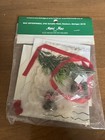 Vintage Ornament Bear Kit Lace Makes 2 Merri Mac New Sealed Tiny Treasure