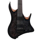 6-string Grote Headless Electric Guitar  Solid Body  black 