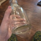 Vintage One Pint Clear Glass Milk Bottle Reg Cal Sealed Farmhouse Decor