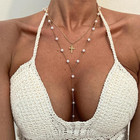 49pcs Gold Plated Jewelry Sets Include Multi Layered Necklaces Bracelets And Ear