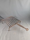 Antique 18th C  Wrought Iron Large Fireplace Hearth Trivet Blacksmith Forged