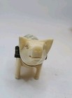Antique Japanese Shibayama Inlaid Hand Carved Pig Trinket Box 2 5 