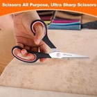 Scissors For Office School Supplies  8  Scissors All Purpose Bulk Set Of 6-pack